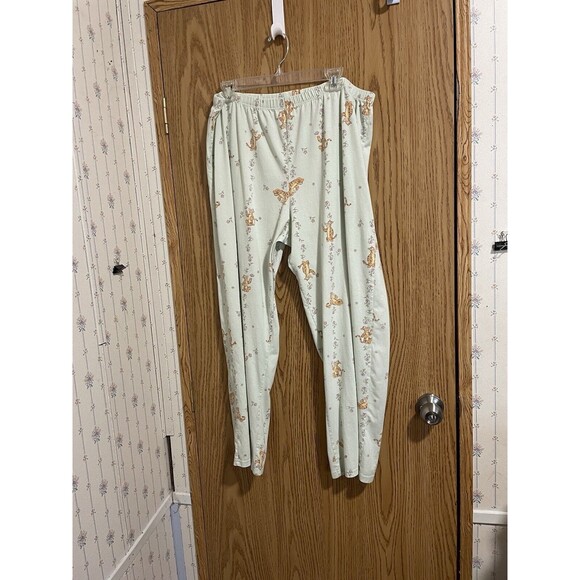 Ladies Disney pajama pants Tigger size large lightweight Bottoms, Flowers - Picture 1 of 4